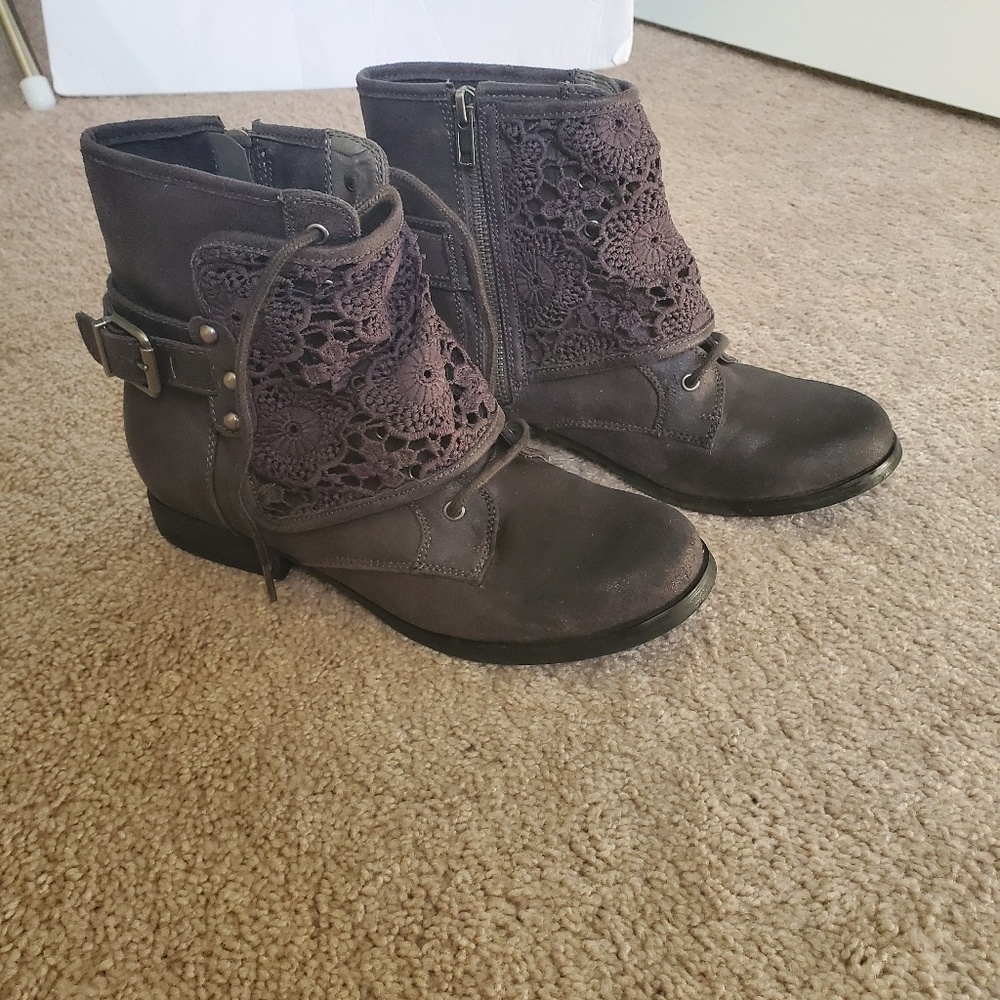 Not Rated Moto boots size 6 5